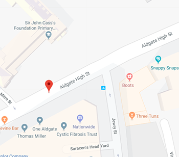 Aldgate EC3 London Map M25 London Areas Covered