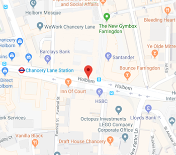 Holborn WC1 London Map M25 London Areas Covered