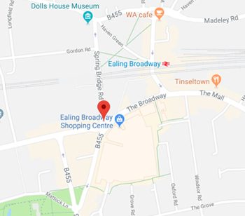 WEST EALING W13 London Map M25 London Areas Covered