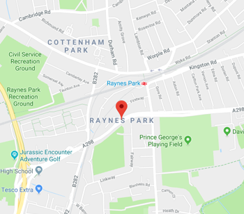 Raynes-Park-London-Map-350×308 M25 London Areas Covered